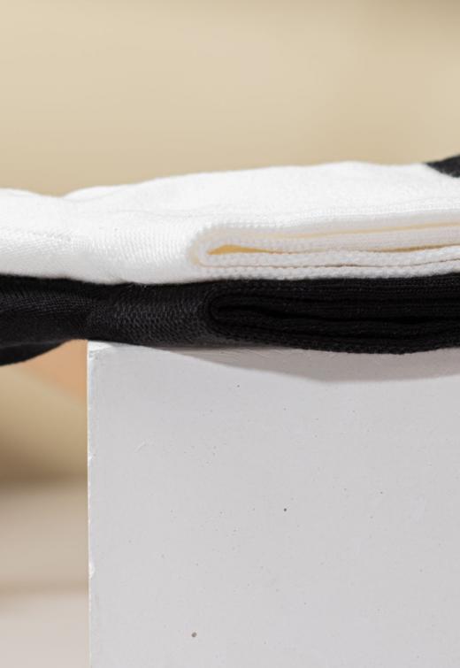 男袜丨条纹运动中筒无骨精梳棉袜吸汗透气防臭【2311106】 商品图2