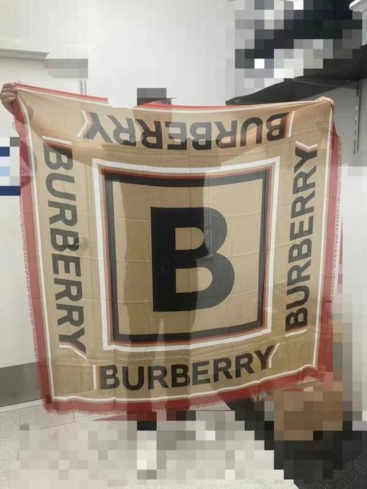 Burberry巴宝莉B box 莫代尔围巾/披肩。美国代购，无中文标签，介意慎拍 商品图3