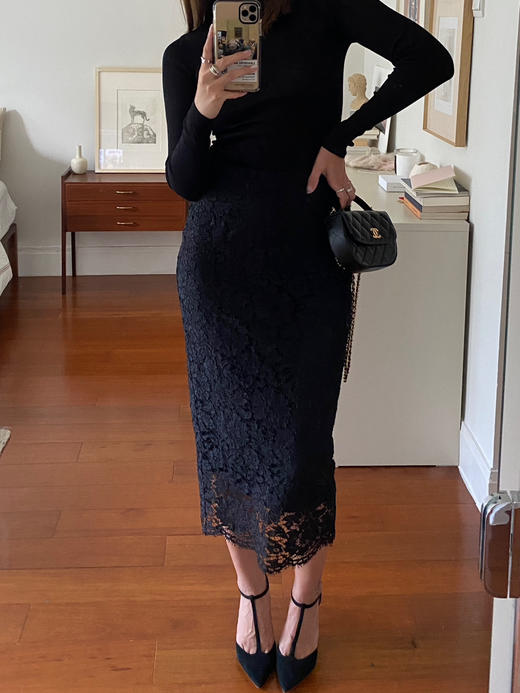 my black lace skirt 商品图1