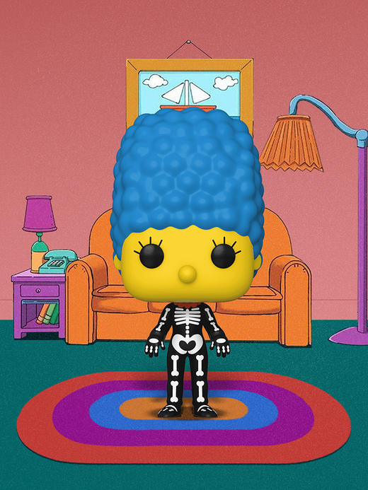 Funko POP Simpsons Skeleton Marge辛普森一家骷髅玛姬手办摆件 66337 商品图2
