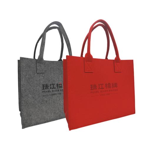 珠江桥牌 定制款毛毡托特包 商品图0