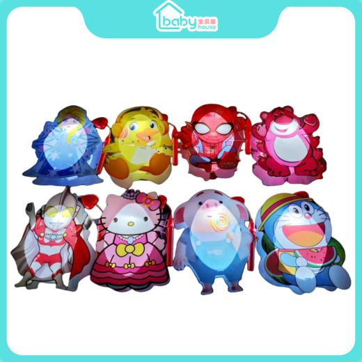 【中秋节卡通灯笼】  2023新款中秋灯笼 手提发光旋转唱歌 商品图12