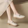 ZHR乐福鞋2023秋新英伦风小皮鞋豆豆鞋厚底女鞋一脚蹬平底单鞋女 商品缩略图6
