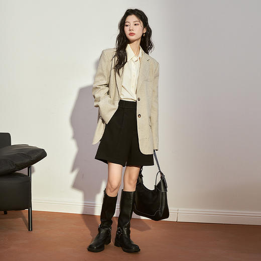 韩版宽松休闲西装外套女早春新款小个子通勤百搭西服女V1938240 商品图1