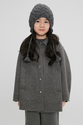 jnby   23年秋款  双面呢简约中长款呢大衣  1N9810440