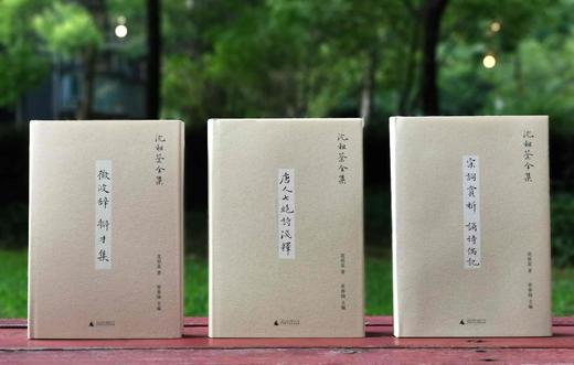 毛边精装本！！《沈祖棻全集》（前三卷）：《微波词 辩才集》《唐人七绝诗浅释》《宋词赏析 诵诗偶记》沈祖棻著，32开， 共1228页，广西师范大学出版社2023年8月一版一印。定价249，售价199.2 商品图0