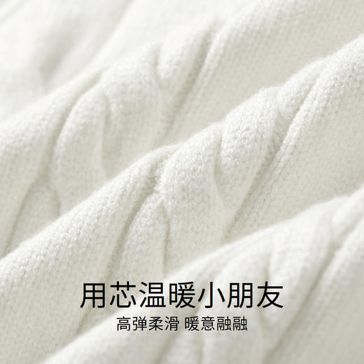 【实体店同款】女童装毛衣背心秋新款学院针织衫安奈儿童装AG332524 商品图3