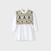 【实体店同款】女童装连衣裙套装秋新款长袖裙子安奈儿童装AG333652 商品缩略图4