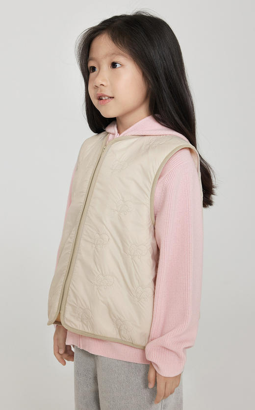 jnby  23年秋款  亚光耐磨摇粒绒内衬马甲 1N9513150 商品图3