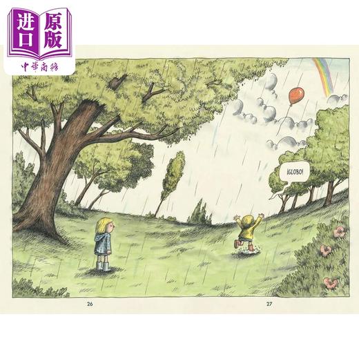 【中商原版】桥梁漫画 淋湿的气球 The Big Wet Balloon 英文原版 儿童桥梁漫画书图画图像小说 绘本故事书 进口图书  商品图3