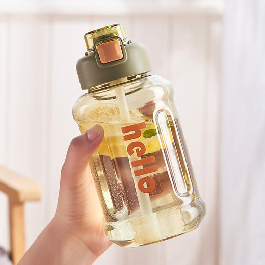超可爱超大水壶1000ml 超大容量水杯1500ML 户外健身房一杯就够 商品图7