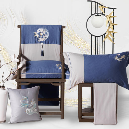 多喜爱山海经 80S云丝缎磨绒四件套 文鳐金樽/游园惊梦hlcs 商品图4