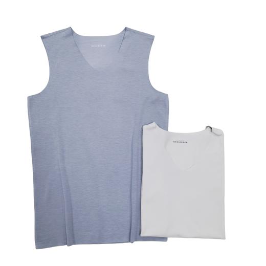 【暖柔】SCHIESSER德国舒雅高端铂雅男士保暖背心无痕贴身衬衣伴侣精英人士首选95/19129V 商品图3