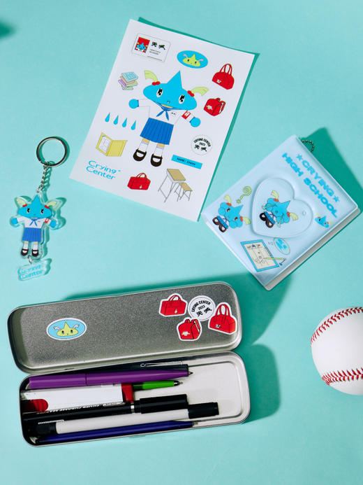 CryingCenter哭喊中心 泪仔卡通插画卡册钥匙链贴纸复古y2k 商品图3