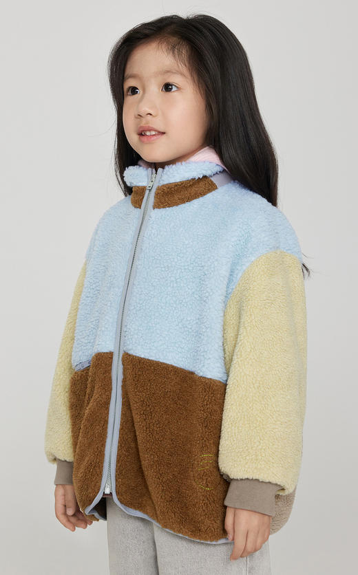 jnby  23年秋款 针织撞色保暖仿皮草  1N9A10190 商品图3