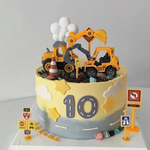 【挖掘机蛋糕】-生日蛋糕/儿童蛋糕 商品图5