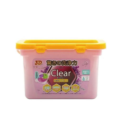 YUMIE由美枝Clear Isabel 3D三腔洗衣凝珠17颗莫离花舍香型洗衣球家庭装(效期2025年11月) 商品图7