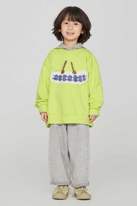 jnby  23年秋款  圆领套头卫衣  1N9411510 商品图0