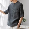 裁缝学苑MS06亚麻立领中式衬衫纸样男装上衣t恤短袖衬衣衣服样板 商品缩略图2
