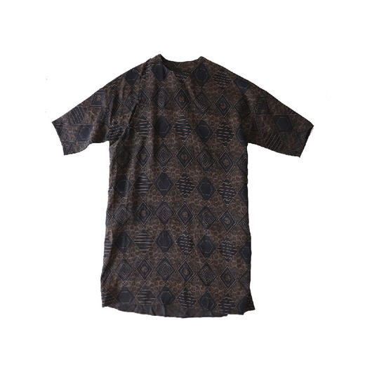 少见的40姆咪 桑蚕丝香云纱绢缎中式大袍 米马姐姐秋天的选择 商品图4