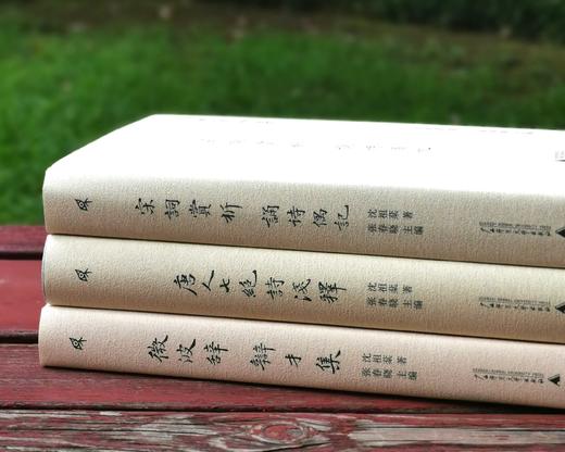 毛边精装本！！《沈祖棻全集》（前三卷）：《微波词 辩才集》《唐人七绝诗浅释》《宋词赏析 诵诗偶记》沈祖棻著，32开， 共1228页，广西师范大学出版社2023年8月一版一印。定价249，售价199.2 商品图2