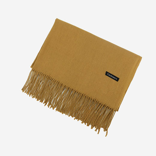 秋冬新款【纯色仿羊绒流苏围巾】简约情侣流苏披肩围脖  多色可选 商品图11