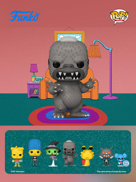 Funko POP Simpsons Homerzilla辛普森一家荷马哥斯拉手办摆件 66336 商品图1