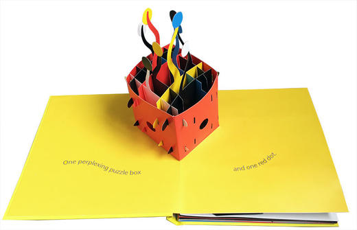 一个红点 儿童艺术启蒙立体书 英文原版绘本 One Red Dot A Pop-Up Book for Children 数字形状认知趣味 英文版进口原版英语书籍 商品图1