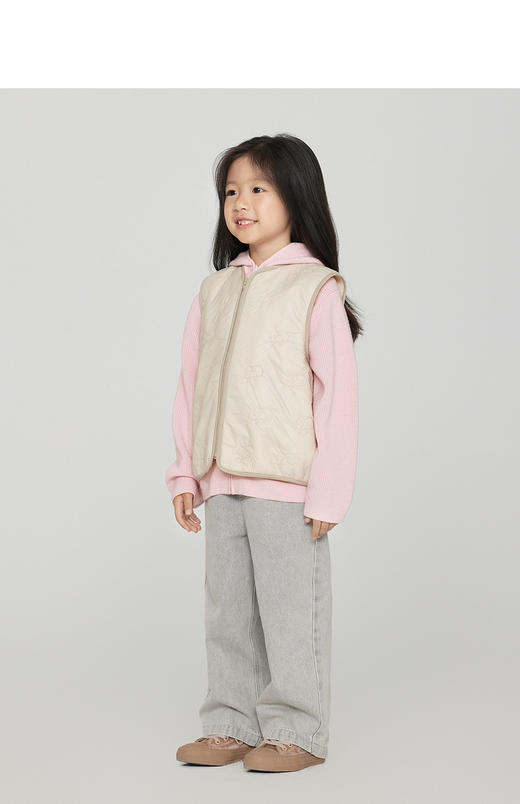 jnby  23年秋款  亚光耐磨摇粒绒内衬马甲 1N9513150 商品图4