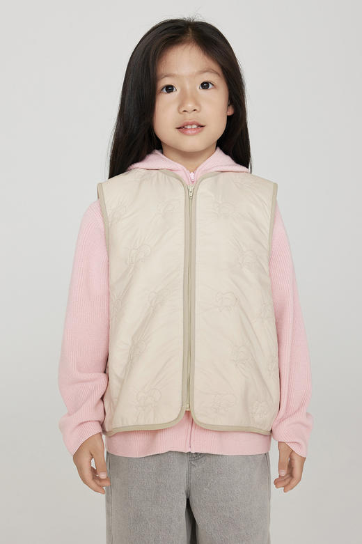 jnby  23年秋款  亚光耐磨摇粒绒内衬马甲 1N9513150 商品图0