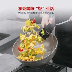【春上新】10F菲仕乐   30cm瓷瑞系列深型不沾煎炒锅    吊牌价1980元 活动价1049元 商品图6