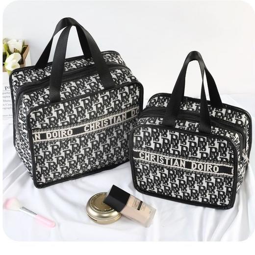 旅行化妆包PU防水化妆品收纳包洗漱包韩可爱女士大容量便携手提包 商品图7