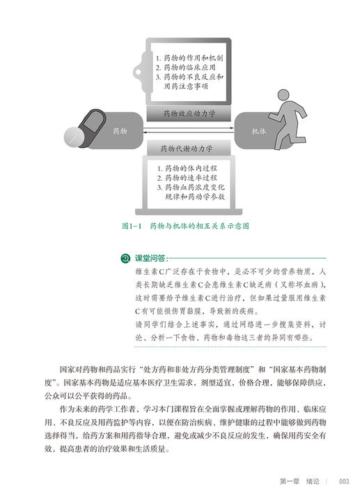 药理学 第2版 张庆主编 卫健委全国中等卫生职业教育十四五规划教材 供药剂制药技术应用专业用 人民卫生出版社9787117343947 商品图3
