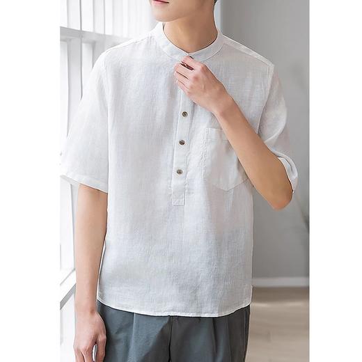 裁缝学苑MS06亚麻立领中式衬衫纸样男装上衣t恤短袖衬衣衣服样板 商品图4