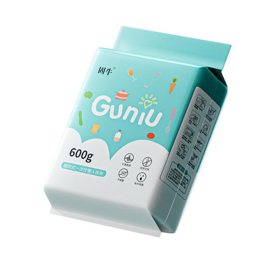 「抽取壁挂式！干湿两用」一次性懒人抹布 厨房用品干湿两用加厚吸水吸油清洁工具 商品图4