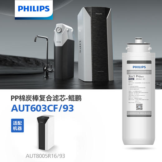 飞利浦（PHILIPS）厨下净水器滤芯AUT603CF/93 适用：AUT8005R16/93 AUT8005R21/93 商品图0