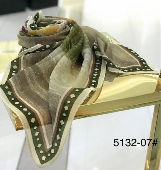 优品堂【素时锦年】100*100精品羊毛方巾 商品图14