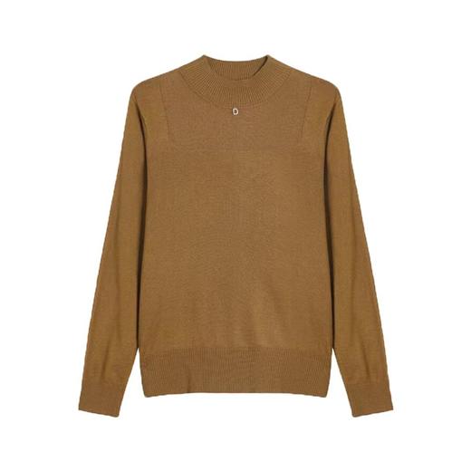 洋气半高领针织衫，今年流行漂亮上衣秋冬网纱打底衫CC-XQ-855 商品图4