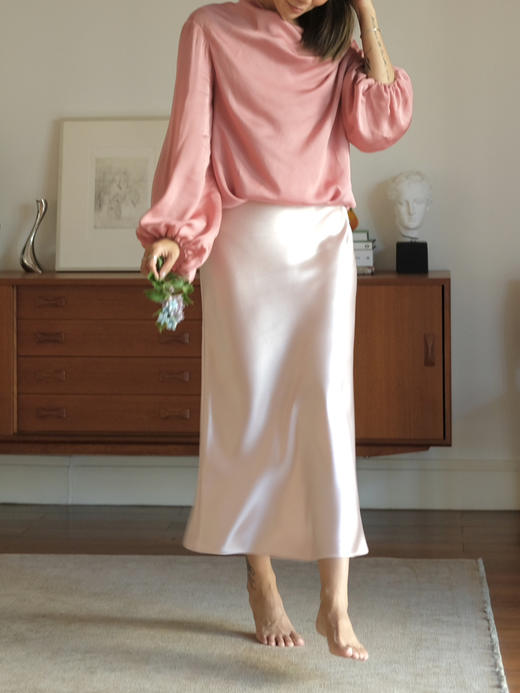 my pink satin skirt 商品图3