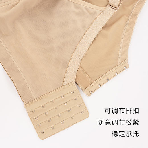 上托聚拢收副乳软钢圈惊鸿调整型文胸 商品图4