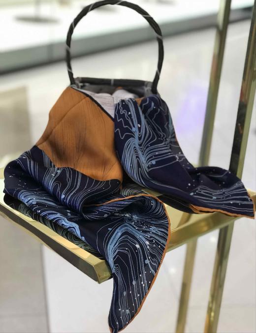 优品堂【繁花🌸似锦】桑蚕丝110*110方巾 商品图13