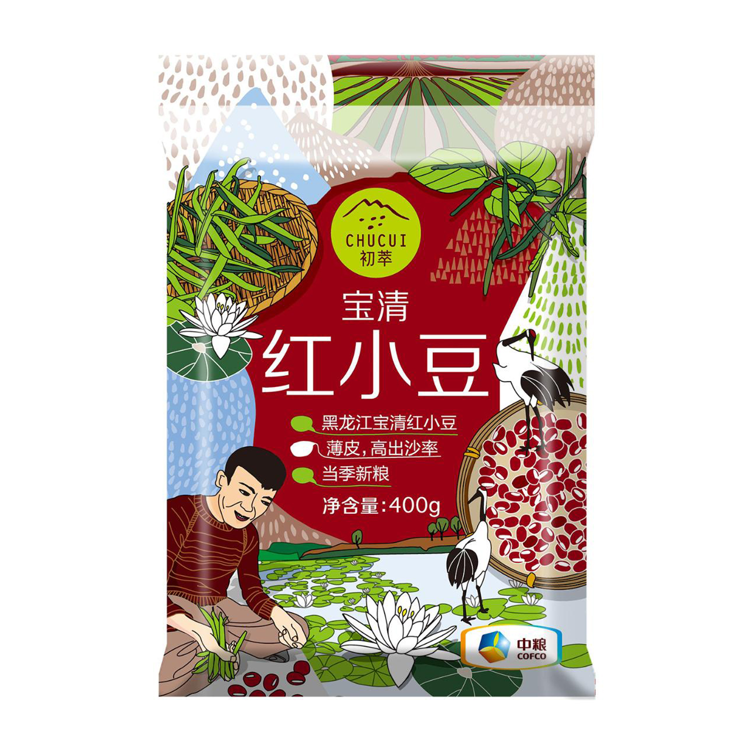 中粮初萃宝清红小豆400g