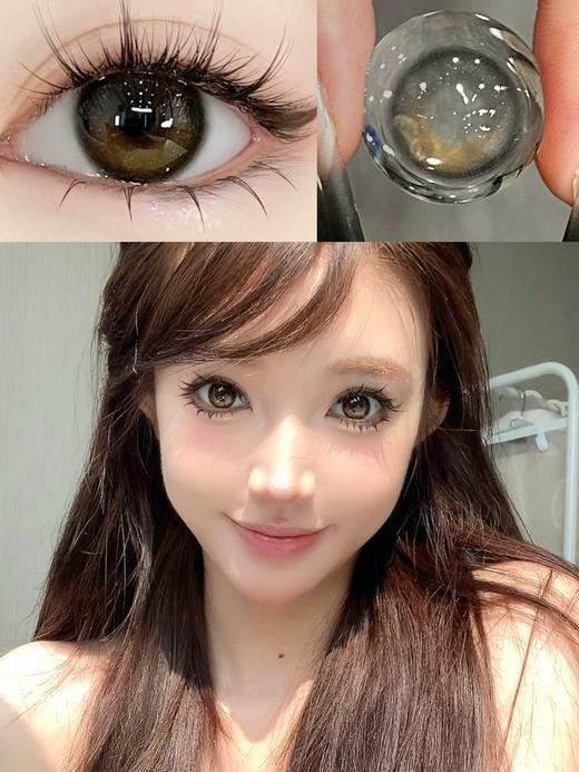 碎钻黑金14.5mm 实际佩戴约14.2 微扩瞳~【半年抛】 商品图1