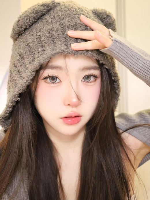 【大直径】Hancon -椰子雪灰--14.5mm【年抛 0-800度 无525/575 】 商品图1