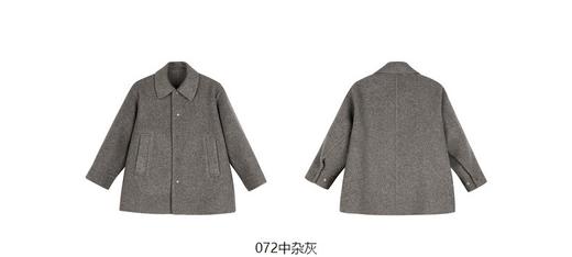 jnby   23年秋款  双面呢简约中长款呢大衣  1N9810440 商品图14