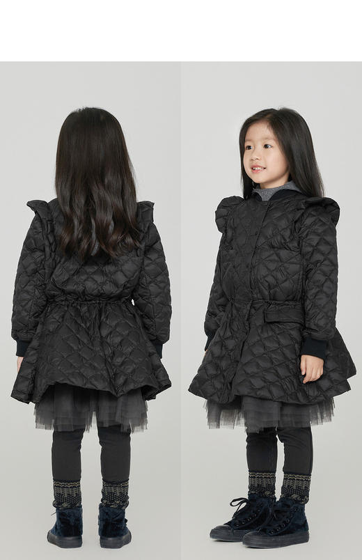 jnby  23年秋款  连体裙式轻薄中长款羽绒服  1N9C10080 商品图9