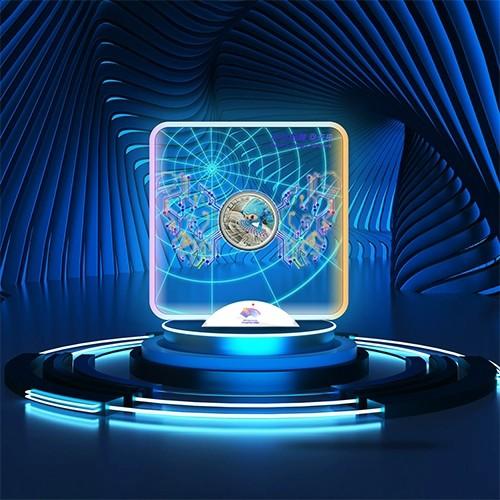 预定！杭州亚运会5克银币【炫彩点亮版】 商品图1