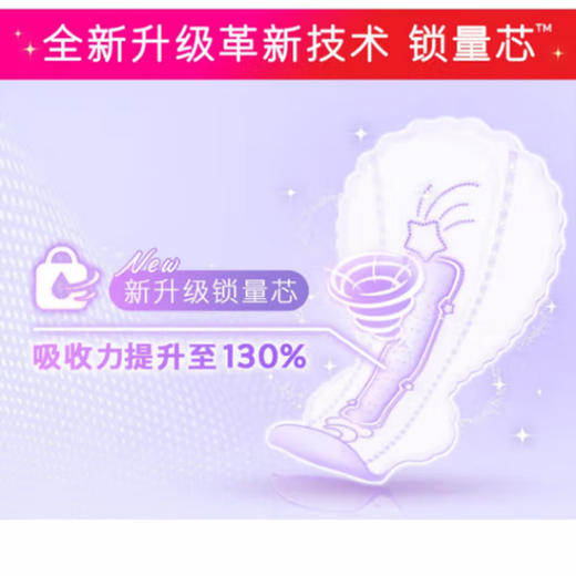 高洁丝纤巧棉柔舒心夜用卫生巾8片280mm 商品图1