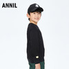 【实体店同款】男童卫衣圆领黑色秋新款休闲安奈儿童装AB331700 商品缩略图2