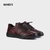 和诚行 2023秋冬新款时尚休闲皮鞋男百搭透气舒适真皮皮鞋0440168 商品缩略图0